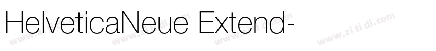 HelveticaNeue Extend字体转换 HelveticaNeue Extend字体转换